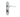 Frelan Hardware - Henley Suite Door Handles - Pair - Bathroom; #finish_polished-chrome