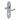 Frelan Hardware - Epsom Suite Door Handles - Pair - Lock; #finish_satin-chrome