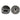 Frelan Hardware - Jedo Oval Ringed Turn & Release - 40mm; #finish_polished-black-nickel