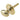 Frelan Hardware - Jedo Turns for Mortice Rack Bolt - 50mm; #finish_polished-brass