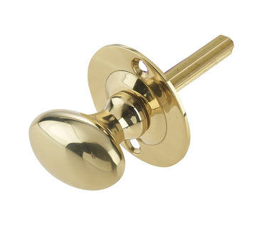 Frelan Hardware - Jedo Turns for Mortice Rack Bolt - 50mm; #finish_polished-brass