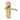 Frelan Hardware - Paris Suite Door Handles - Pair - Lock; #finish_polished-brass