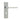 Frelan Hardware - Delta Suite Door Handles - Pair - Lock; #finish_satin-chrome