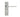 Frelan Hardware - Delta Suite Door Handles - Pair - Lock; #finish_satin-chrome