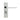 Frelan Hardware - Delta Suite Door Handles - Pair - Bathroom; #finish_polished-chrome