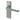 Frelan Hardware - Victorian Straight Door Handles - Pair - Latch; #finish_satin-chrome