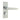 Frelan Hardware - Victorian Straight Door Handles - Pair - Bathroom; #finish_polished-chrome