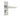 Frelan Hardware - Victorian Straight Door Handles - Pair - Bathroom; #finish_polished-chrome