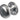 Frelan Hardware - Jedo Kontrax Door Knobs - Mushroom - Pair; #finish_satin-chrome