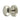 Frelan Hardware - Jedo Mushroom Door Knobs - 62mm - Pair; #finish_satin-nickel