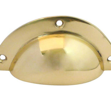 Frelan Hardware - Jedo Drawer Pulls - 85mm; #finish_polished-brass