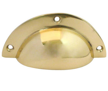 Frelan Hardware - Jedo Drawer Pulls - 85mm; #finish_polished-brass