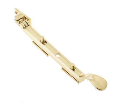 Frelan Hardware - Victorian Casement Stays - 200mm; #finish_polished-brass