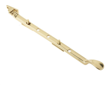 Frelan Hardware - Victorian Casement Stays - 300mm; #finish_polished-brass