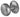 Frelan Hardware - Jedo Mushroom Door Knobs - 62mm - Pair; #finish_satin-chrome