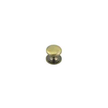 Frelan Hardware - Jedo Traditional Cupboard Knobs - 25mm; #finish_antique-brass