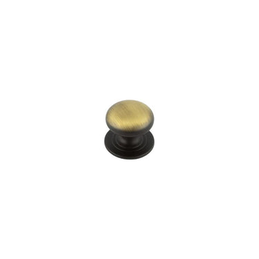 Frelan Hardware - Jedo Traditional Cupboard Knobs - 32mm; #finish_antique-brass