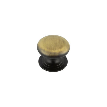 Frelan Hardware - Jedo Traditional Cupboard Knobs - 50mm; #finish_antique-brass