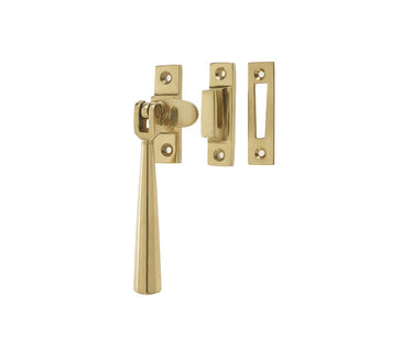 Frelan Hardware - Jedo Julietta Casement Fasteners - 110mm; #finish_polished-brass