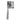 Frelan Hardware - Jedo Julietta Casement Fasteners - 110mm; #finish_satin-chrome