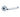 Frelan Hardware - Thame Door Handles on Rose - Pair; #finish_polished-chrome