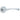 Frelan Hardware - Twirl Door Handles on Rose - Pair; #finish_polished-chrome-satin-chrome