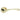 Frelan Hardware - Twirl Door Handles on Rose - Pair; #finish_polished-brass