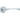 Frelan Hardware - Twirl Door Handles on Rose - Pair; #finish_satin-chrome