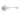 Frelan Hardware - Twirl Door Handles on Rose - Pair; #finish_satin-chrome