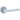 Frelan Hardware - Kudos Door Handles on Rose - Pair; #finish_satin-chrome