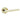 Frelan Hardware - Jedo Petra Door Handles on Rose - Pair; #finish_polished-brass