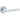 Frelan Hardware - Jedo Petra Door Handles on Rose - Pair; #finish_satin-chrome