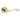 Frelan Hardware - Jedo Gamma Door Handles on Rose - Pair; #finish_polished-brass