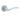 Frelan Hardware - Turin Door Handles on Rose - Pair; #finish_satin-chrome