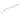 Frelan Hardware - Jedo Brass Lever Action Flushbolt - 305mm; #finish_satin-nickel