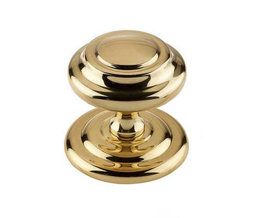 Frelan Hardware - Jedo Sloan Centre Door Knob; #finish_polished-brass