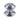 Frelan Hardware - Jedo Sloan Centre Door Knob; #finish_satin-chrome