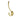 Frelan Hardware - Jedo Hat & Coat Hooks - 142mm; #finish_polished-brass