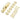 Frelan Hardware - Jedo JV633 Espagnolette Bolts; #finish_polished-brass