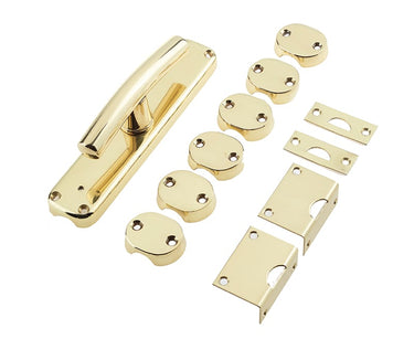 Frelan Hardware - Jedo JV633 Espagnolette Bolts; #finish_polished-brass
