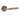Frelan Hardware - Jedo Elise Door Handles on Rose - Pair; #finish_antique-brass