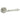 Frelan Hardware - Jedo Camille Door Handles on Rose - Pair; #finish_satin-nickel