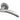 Frelan Hardware - Mailand Door Handles on Rose - Pair; #finish_satin-chrome