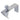 Frelan Hardware - Jedo Counter Flap Catch - 80mm x 38mm; #finish_satin-chrome