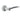 Frelan Hardware - Jedo Dual Range Modena Door Handles on Rose - Pair; #finish_polished-chrome-satin-chrome