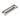 Frelan Hardware - Jedo Postal Knocker - 250mm x 76mm; #finish_satin-chrome