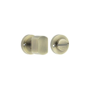Frelan Hardware - Contemporary Turns & Releases for Mortice Knob - 32mm; #finish_antique-brass