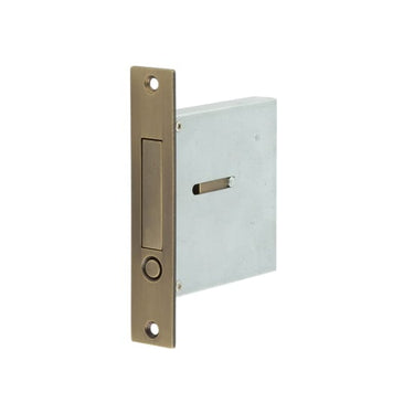 Frelan Hardware - Jedo Sliding Door Edge Pull - 8mm; #finish_antique-brass