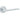 Frelan Hardware - Jedo Rosetta Door Handles on Rose - Pair; #finish_satin-chrome