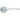 Frelan Hardware - Opal Door Handles on Rose - Pair; #finish_satin-chrome